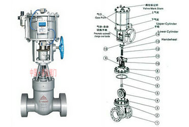 氣動(dòng)高壓閘閥結構圖
